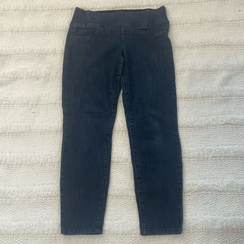Candies slimming side zip zipper pull on skinny stretch jeans women’s size 13